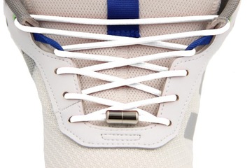 SZNUROWADŁA GUMKI DO BUTÓW, ROZCIĄGLIWE ELASTYCZNE BIAŁE