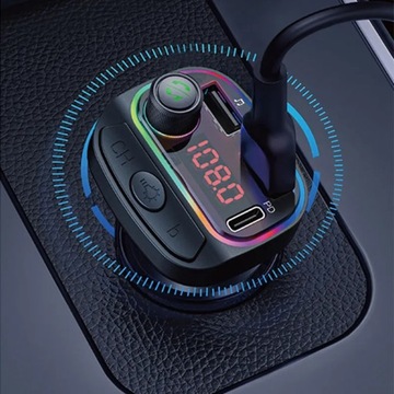АВТОМОБИЛЬНЫЙ FM-ПЕРЕДАТЧИК BLUETOOTH ЗАРЯДНОЕ УСТРОЙСТВО USB QC 3.0