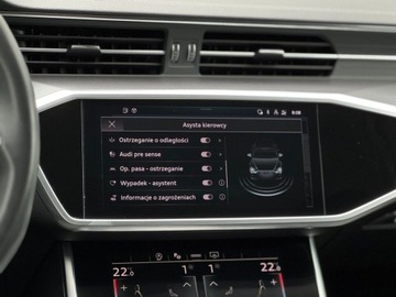 Audi A6 C8 Avant 2.0 45 TFSI 265KM 2023 Audi A6 Avant Hak holowniczy ,HD Matrix, Ambiente, ACC, VAT 23, Gwarancja, zdjęcie 22