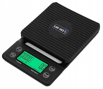 Точные КОФЕЙНЫЕ ВЕСЫ draVires с ЖК-секундомером до 5 кг!