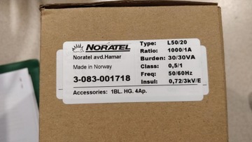 Трансформатор тока Noratel L50/20