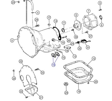 СОЕДИНИТЕЛЬ МАСЛЯНОЙ ТРУБКИ КОРОБКИ ПЕРЕДАЧ JEEP ZJ