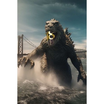 TOPPER na tort DEKORACJA na 18 URODZINY liczba złoty METALIK