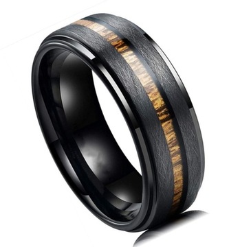 OBRĄCZKA MĘSKA SYGNET STAL 316L ROZ 19