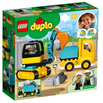 LEGO DUPLO 10931 ГРУЗОВИК И ГУСЕНИЧНЫЙ ЭКСКАВАТОР