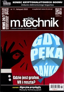 Młody Technik nr 11/2022. Gdzie jest grafen, VR i