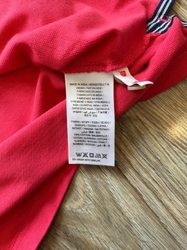 GANT PIQUE POLO MĘSKA KOSZULKA POLO KRÓTKI RĘKAW R. XL RÓŻ