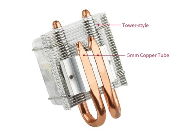 Радиатор Raspberry Pi 4 и 3, низкий уровень ICE Tower