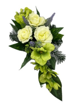 Bugste Adropment Composition для могильного кладбища искусственные цветы