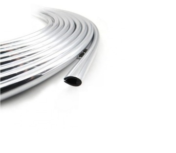 ПРОФИЛЬНАЯ НАКЛАДКА НА КРОМКУ ДВЕРИ, ТЮНИНГ, ХРОМИРОВАННАЯ РЕШЕТКА ДЕКОРАТИВНАЯ ПОЛОСКА