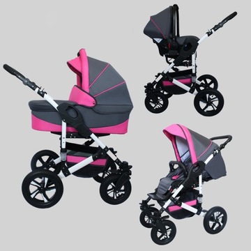 Детская коляска X-Trall 3в1 + СИДЕНЬЕ ISOFIX - ПОЛЬСКИЙ ПРОИЗВОДИТЕЛЬ