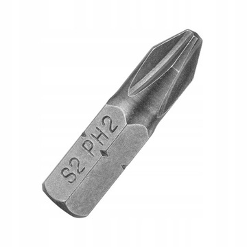 НАСАДКИ ДЛЯ ОТВЕРТКИ PHILIPS PH2 25мм 10шт.