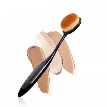 Jednolity Pędzel gęsty szczotka do podkładu makeup makijażu szczoteczka