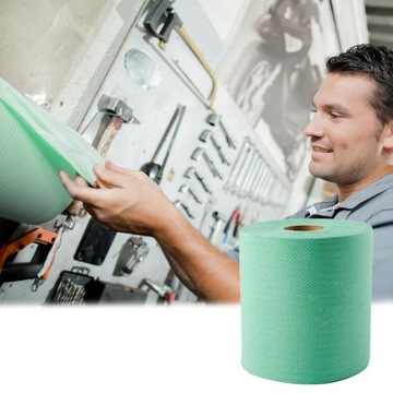 Зеленая салфетка для очистки макулатуры, 2 РОЛИКА