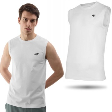KOSZULKA MĘSKA 4F BEZ RĘKAWÓW TANK TOP PODKOSZULEK NA CO DZIEŃ
