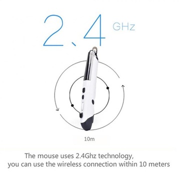 Беспроводная оптическая мышь USB Touch Pen 2,4G, карман для мыши