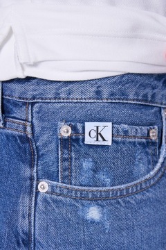 CK CALVIN KLEIN SZORTY SPODENKI JEANSOWE 36