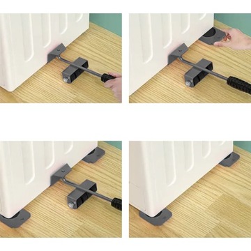 Набор для транспортировки роликов для перемещения мебели 150кг 5 шт. с колесным подъемником