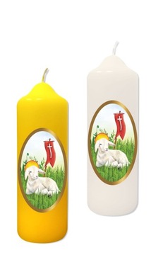 Świeca Wielkanocna świeczka Baranek Wielkanoc