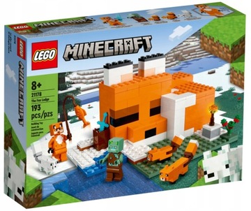 Klocki LEGO Minecraft 21178 Siedlisko Lisów 8+