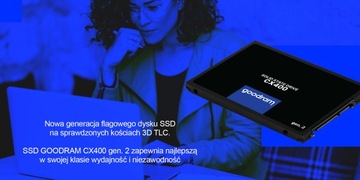 Твердотельный накопитель Goodram CX400 Gen. 2 емкостью 1 ТБ