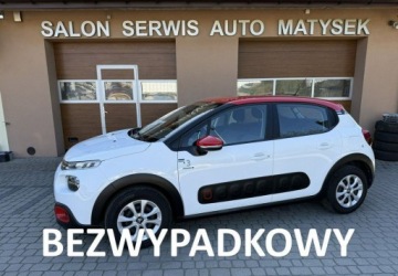 Citroen C3 III Hatchback 1.2 PureTech 82KM 2019 Citroen C3 1,2 83KM Klimatronik CarPlay Ledy 1.2 Benzyna 83KM