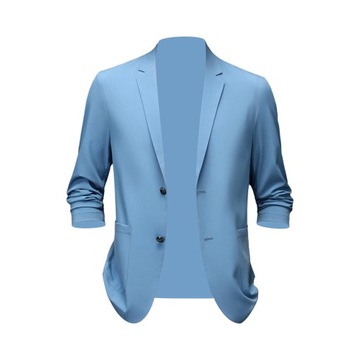 Marynarka męska Garniturowa marynarka męska Simple Blue XL