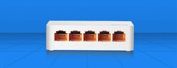 Коммутатор 5-портовый сетевой разветвитель Totolink S505
