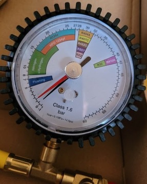 Манометр для проверки герметичности азотом R134a