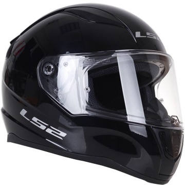 LS2 FF353 RAPID II МОТОЦИКЛЬНЫЙ ШЛЕМ ГЛЯНЦЕВЫЙ ЧЕРНЫЙ С СИСТЕМОЙ PINLOCK ECE 22.06