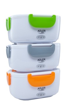 Adler AD 4474 серый Контейнер для еды с подогревом ланч-бокс набор контейнеров