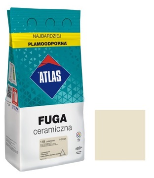 ATLAS FUGA CERAMICZNA 1-20MM 118 JAŚMINOWY 5KG