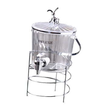 Dozownik napojów 2,2 l, duży, przezroczysty stojak na kran