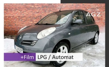 Nissan Micra III Hatchback 5d 1.2 i 16V 80KM 2004 Nissan Micra Automat LPG klima Gwarancja w cenie Warszawa VFXL 1.2 80KM