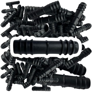ŁĄCZNIK DO LINIA KROPLUJĄCA DWUZŁĄCZKA NA WĄŻ REPARATOR WCISK Fi16mm 100szt