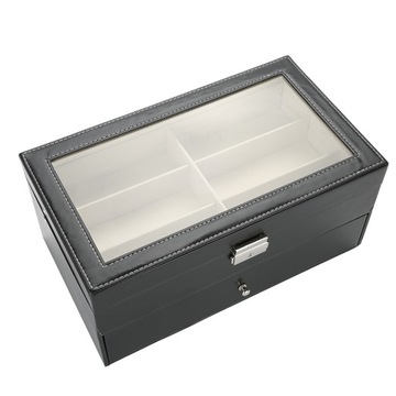 SZKATUŁKA NA OKULARY PUDEŁKO ETUI ORGANIZER EKSPOZYTOR 12 SZT