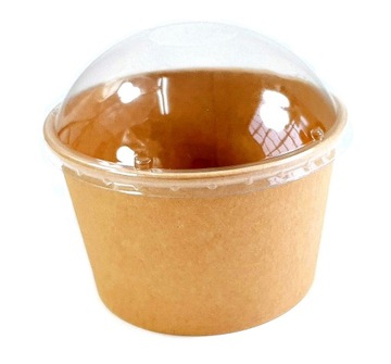 Miski sałatka powlekane z pokrywką 710 ml 50 szt.