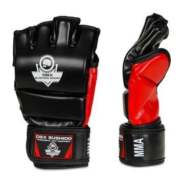 ПЛОСКИЕ ТРЕНИРОВОЧНЫЕ ПЕРЧАТКИ ДЛЯ ГРЕППЛИНГА ММА ДЛЯ СУМКИ DBX BUSHIDO XL