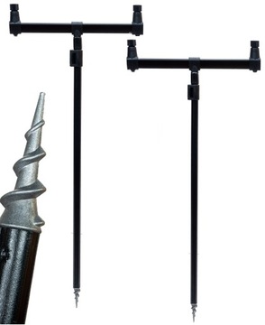 Zestaw stojaków na 2 wędki Podpórka ze Świdrem