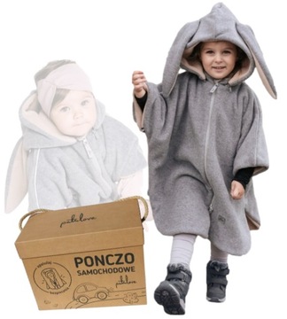 PATULOVE PONCZO SAMOCHODOWE FUNNY BUNNY 0-3 LAT