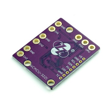 Измерение напряжения модуля IFE3221 и интенсивность канала I2C 3CHANE I2C