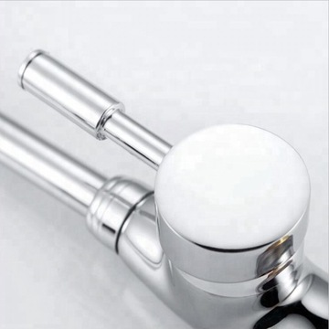 СТОЯЩИЙ смеситель для умывальника ГИБКИЙ ИЗЛИК ГИБКИЙ 2 РЕЖИМА ХРОМИРОВАННЫЙ КРАН