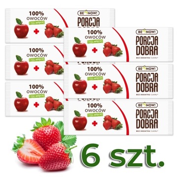 Dobra Porcja Przekąska Jabłko Truskawka 16g x 6