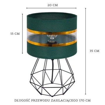 АЛМАЗНЫЙ НАСТОЛЬНЫЙ НОЧНОЙ СВЕТИЛЬНИК С абажуром
