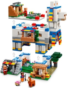 LEGO MINECRAFT 21188 ФИГУРКА ЛАМЫ ПАМЯТНИК ДЕРЕВНЯ ЛАМЫ