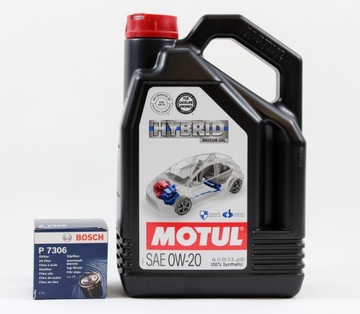 FILTR + OLEJ MOTUL 0W20 TOYOTA YARIS 1.5 HYBRID