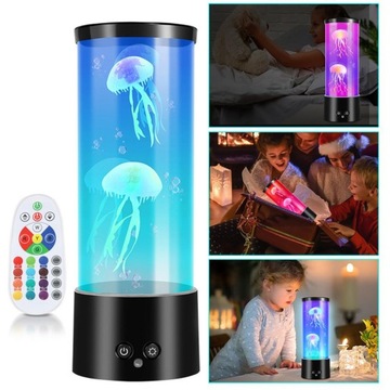 СВЕТОДИОДНЫЙ НОЧНИК МЕДУЗА RGB 17 ЦВЕТОВ 29 СМ ПОДАРОК ​​ДЕТЯМ