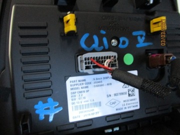 ДИСПЛЕЙ дисплей RENAULT CLIO V 280343524R