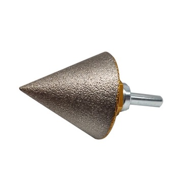 Каменный конус 50 мм М 16 с фрезерным хвостовиком 50 мм