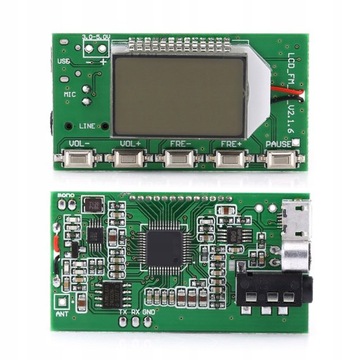 RADIO NADAJNIKA FM DSP PLL MODUŁ CYFROWE STEREO DIY 87-108MHz